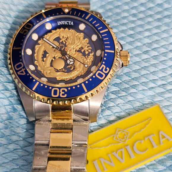 Gold Dragon Pro Diver Men Model 26491 - Men's Watch Automatic 47mm NWT Must see! - Picture 5 of 10